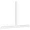Ekena Millwork Portland Architectural Grade PVC Gable Bracket, 84"W x 52 1/2"H x 2"D x 4"F, 15/12 Pitch GBP084X53X0204POR00 - alternate 1